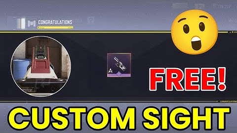 CUSTOM SIGHT M4 - DEEP SPACE *worth it* - COD MOBILE