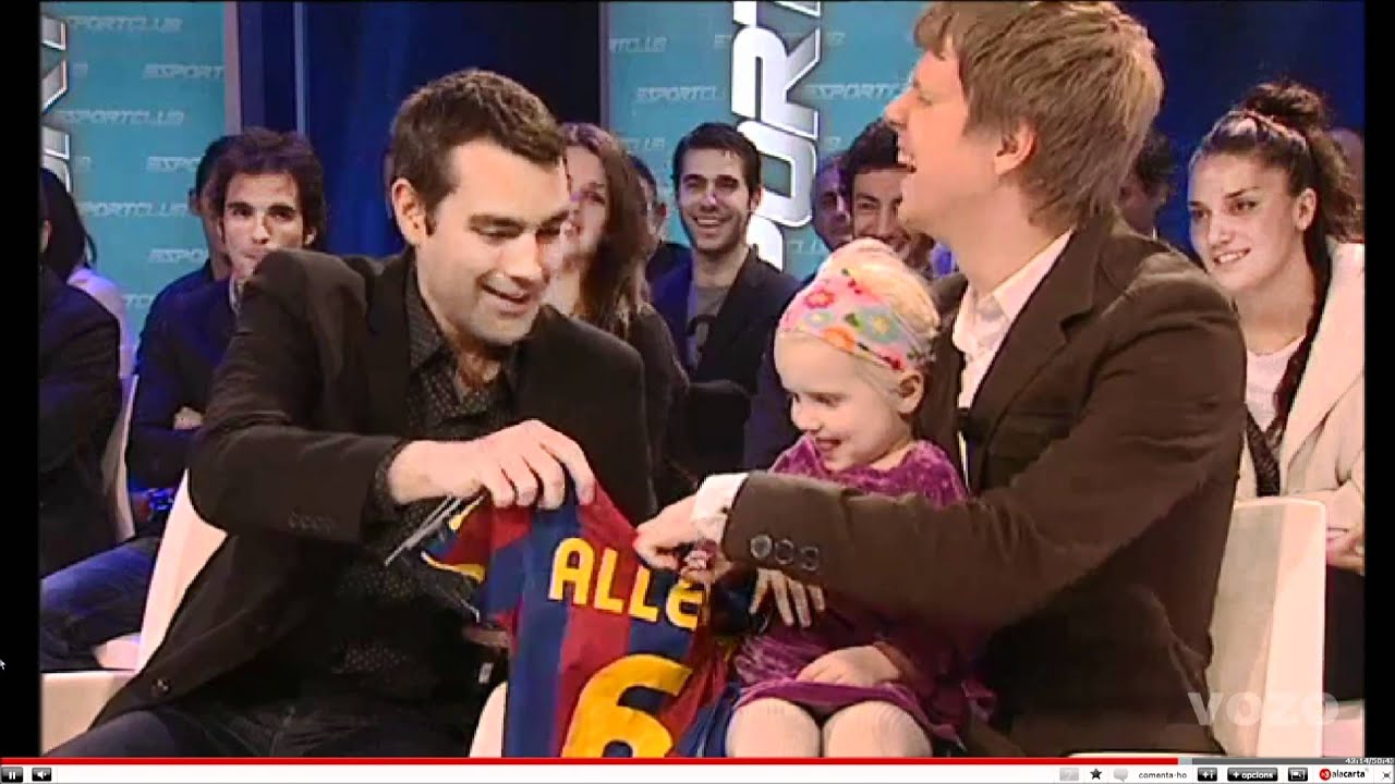 Alleke meets  Xavi in Premi Catalunya