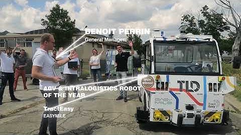 EasyMile IFOY Award Winner TractEasy Best AGV and Intralogistics Solution 2020