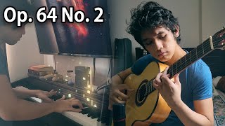 Chopin - Waltz Op. 64 No. 2 on piano & guitar