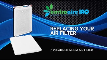 How To Replace Your EnviroAire IAQ 1" Polarized Media Air Filter Pad