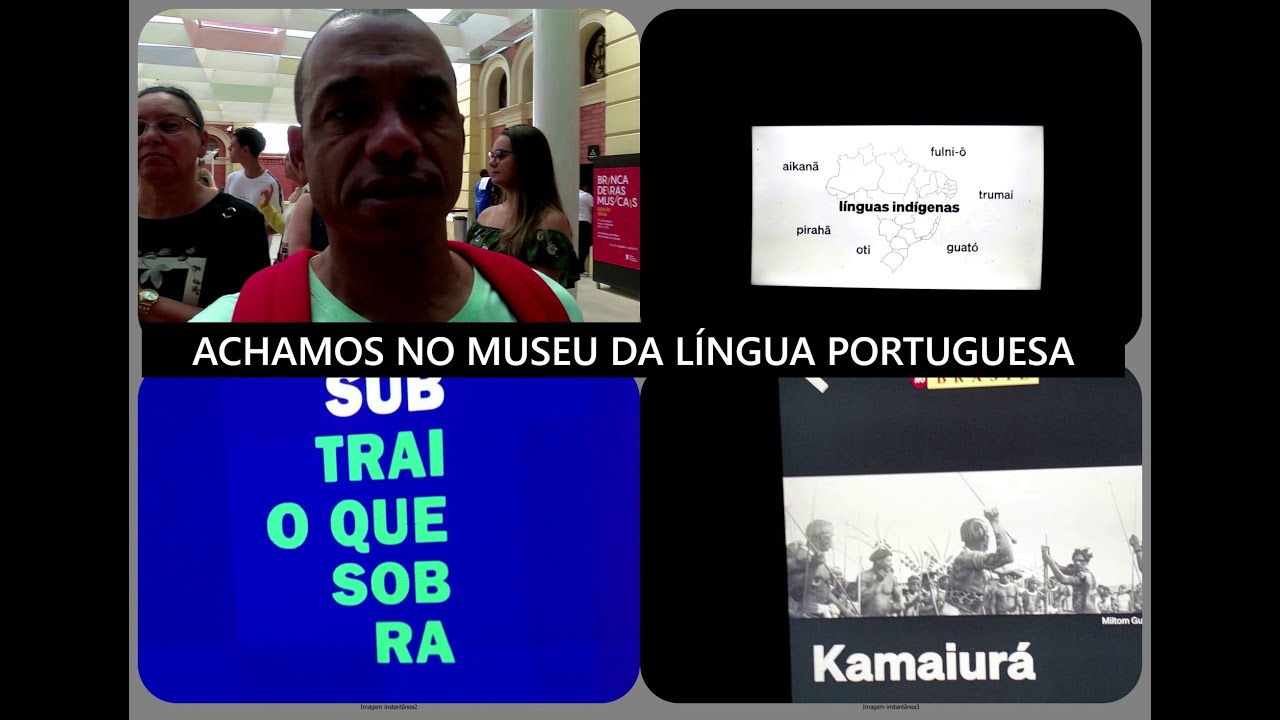 THE FÉRIAS EM O ESPETACULAR MUSEU DA LÍNGUA PORTUGUESA
