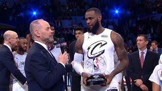 LeBron James - MVP Of The Game \/ Team LeBron vs Team Stephen \/ 2018 NBA All-Star Game