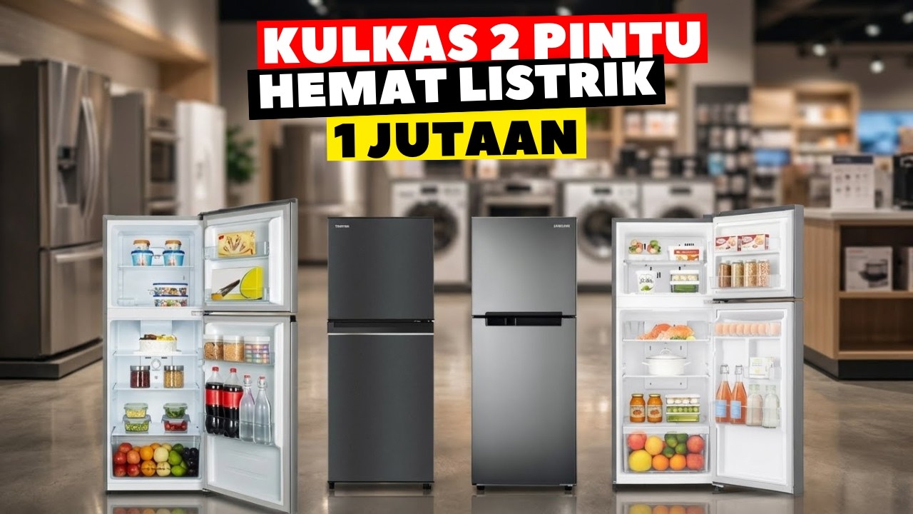 8 Rekomendasi Kulkas 2 Pintu Terbaik | Review Merk Kulkas 2 Pintu 1 Jutaan Hemat Listrik