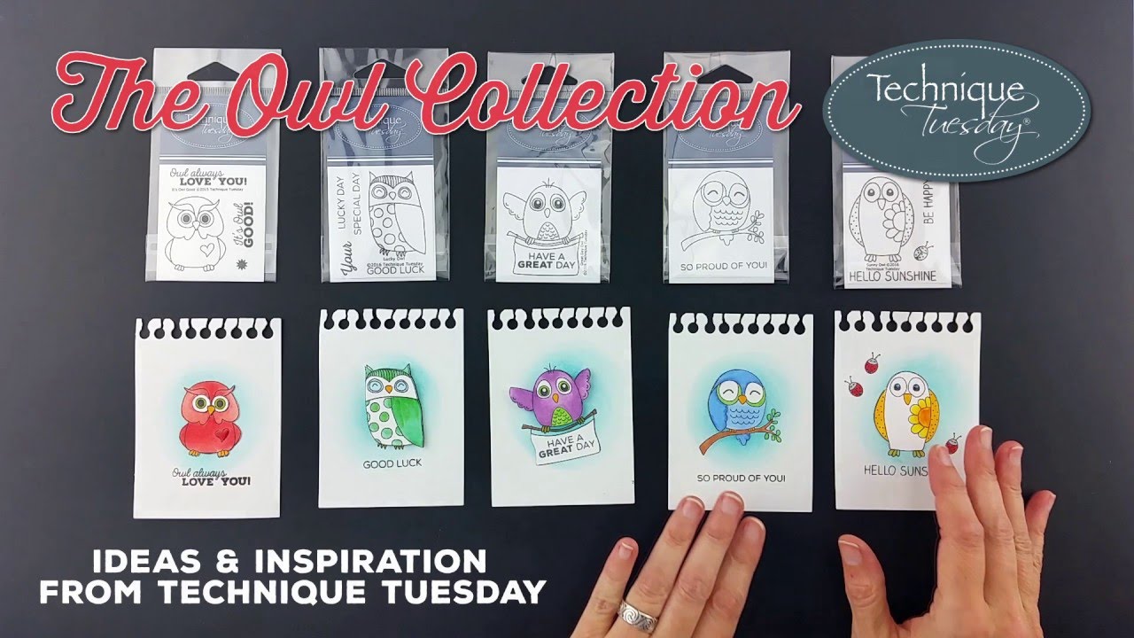 Owl Collection Clear Stamps YouTube