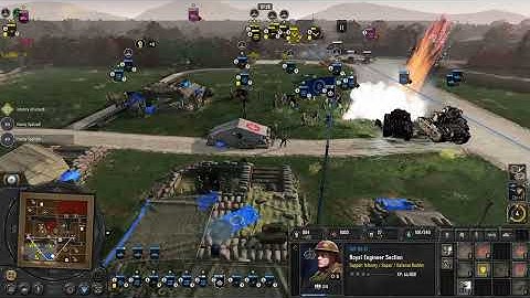 Company of Heroes 3 (CoH3) - Hellriver map (2 vs. 4 CPU - 2 Expert & 2 Standard)