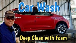 Car Wash || Deep clean with foam || Grand i10 Nios ?