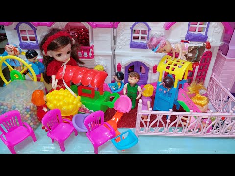 عملنا ملاهي قدام البيت مع بامبي عائلة عمر جنه ورؤي مامتي دكتورة العاب بنات