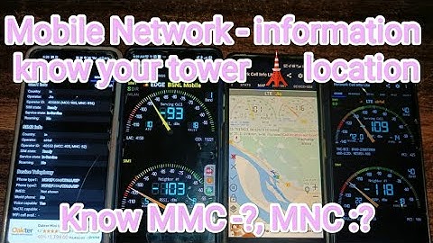 #Mobile Network signal strength How to check,How to know your tower🗼 location, know APN MMC MNC PORT