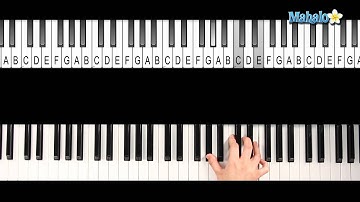 How to Play an E Augmented 2nd Inversion Chord on Piano