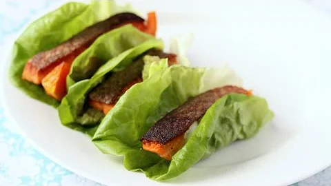 Arctic Char Lettuce Wraps