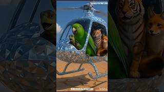 "Parrots Flying a Helicopter?! 😱🦜 You Won’t Believe This AI Creation!" #ai #parrot