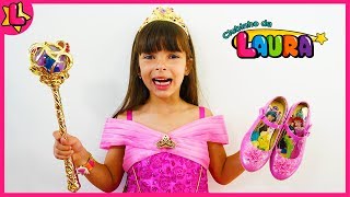 Laurinha wants to be a Disney Princess for kids  Laurinha quer ser uma princesa da Disney