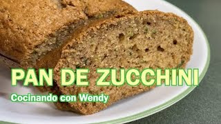 Receta: Pan Dulce De Zucchini  O Zapallito Italiano (La Mejor Receta)