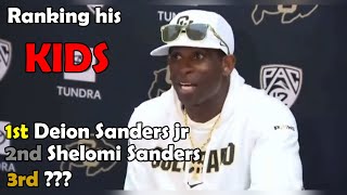 Celebrity Deion Sanders Ranks His Kids? Profile