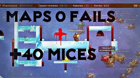 ¡Maps 0 Fails + First (40 Mice)! [Transformice 2017]