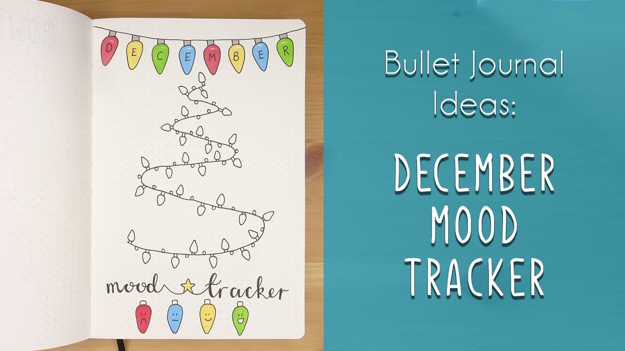 December Weekly Mood Tracker Kit