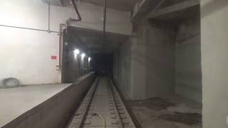 Metro C di ROMA: ripresa anteriore da Parco di Centocelle a San Giovanni!