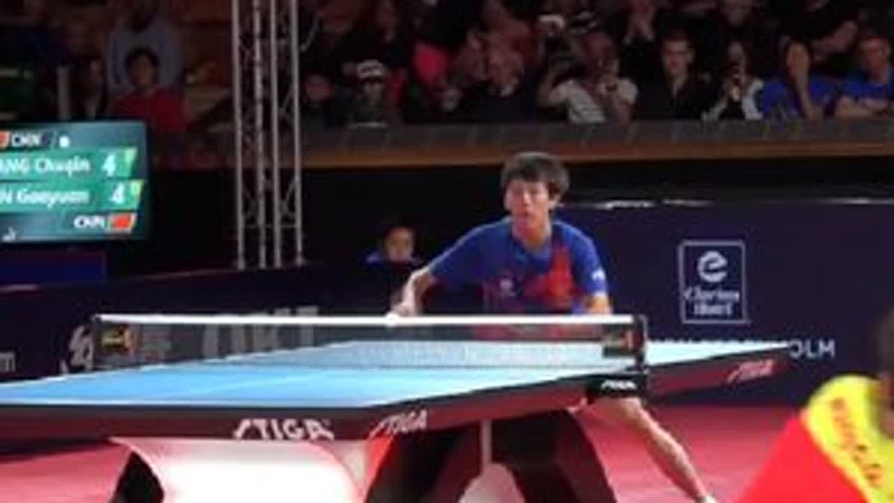 王楚钦vs林高远 2019年瑞典公开赛 男单决赛#王楚钦 #林高远 #王楚钦加油 #乒乓球 #内容启发搜索