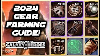 My Comprehensive Gear Farming Guide for 2024 in Star Wars Galaxy of Heroes!!!