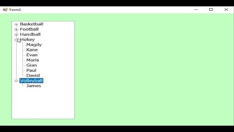 Programming in VB.NET:  Fill TreeView  from SQL Database in VB.NET