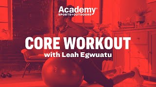 Core Workout with Leah Egwuatu