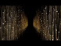 Gold Particles Cinematic Concert Stage Screensaver 4K