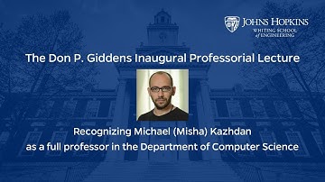 Inaugural Professorial Lecture: Misha Kazhdan