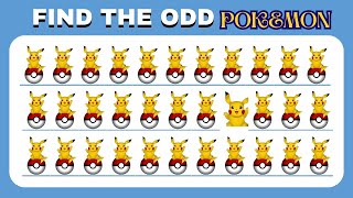 SPOT THE ODD ONE OUT 2024 |EMOJI PUZZLE |POKEMON EDITION 🐉