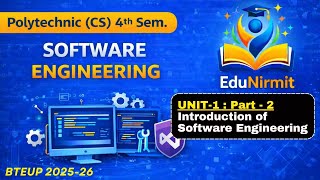 🔥UNIT -1 | Part -2 || Software Engineering || CS 4th Semester @EduNirmit