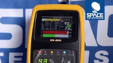 What to expect when aligning a universal LNB on the Satlink WS6933