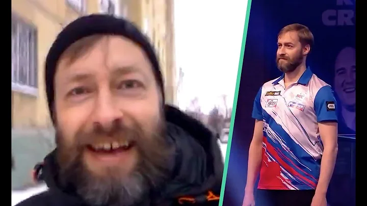 Dmitriy Gorbunov reacts to his World Championship ...