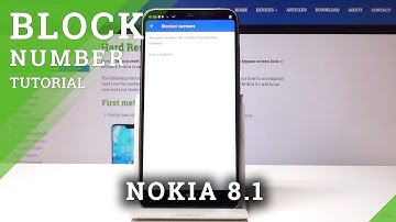 How to Block a Number in Nokia 8.1 - Create Blacklist
