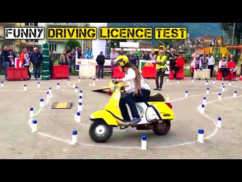 इस Driving Licence Test को देखकर आपकी हंसी नहीं  रुकेगी 🤣🔥|Funny Driving Test Fails #shorts