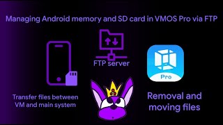Managing device memory and SD card via VMOS Pro using FTP server screenshot 3