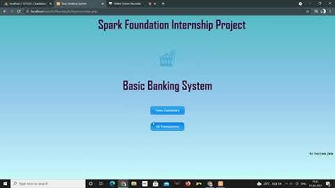 Basic banking system video