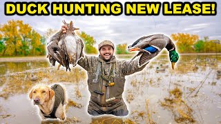 3 MAN LIMIT Duck Hunting at My NEW LEASE on OPENING DAY!!! (Catch Clean Cook)