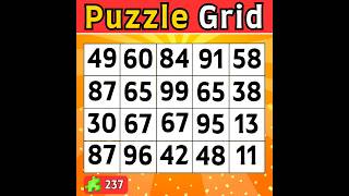 Number Search #237 | Can You Still Find All 3 Pairs at 70? 【Match | Puzzle】 screenshot 3