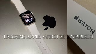 Распаковка Apple Watch SE 2 |Unboxing Apple Watch SE 2 Starlight 40mm|