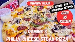 Review Jujur Philly Cheese Steak Pizza Antara Gueh VS Netizen - Menu Baru Dari @dominos