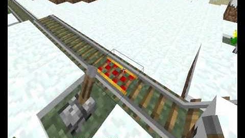 Minecraft Beta 1.5 Update - New powered rails !!