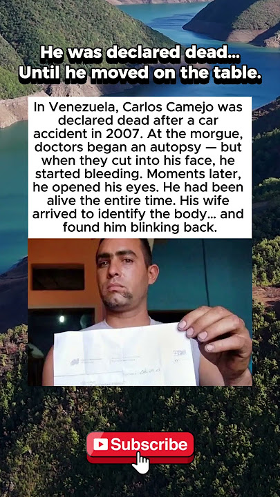 The man who woke up during his autopsy