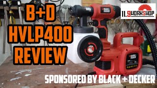 BLACK+DECKER™ HVLP400-B1: 450W Paint Sprayer - Power Tools [1 Year  Warranty]
