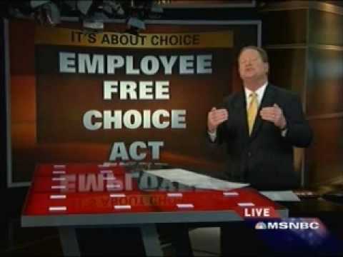 Ed Schultz and Stephen Lerner on the Employee Free...