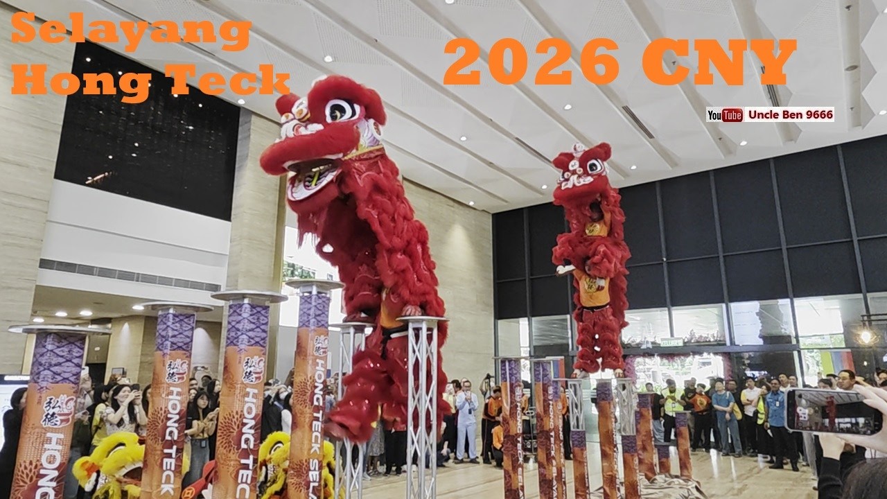 2026 CNY Acrobatic Lion Dance Performance (Double Lions) @ Menara TA One #雪州士拉央弘德體育會龍獅團