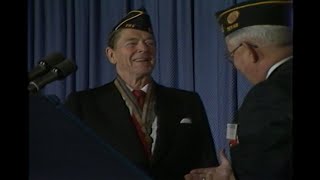 Cuts of President Reagan's remarks at Conference of the American Legion on February 22, 1983