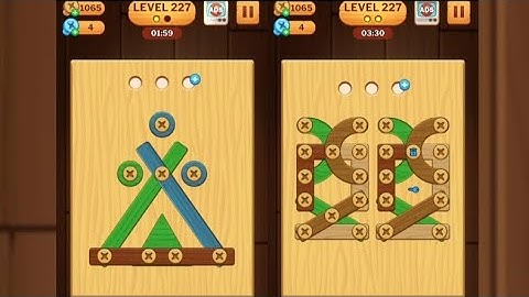 Screw Puzzle: Wood Nut & Bolt - Level 227
