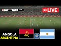 Angola vs Argentina | International Friendly Football Match 2025 | PES 21 Simulation
