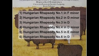 Nos 1 and 2 Hungarian Rhapsodies