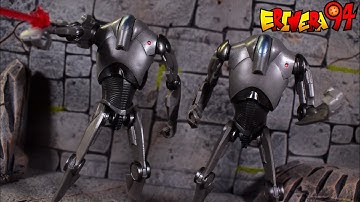 Star Wars The Black Series Attack of the Clones SUPER BATTLE DROID Action Figure Review